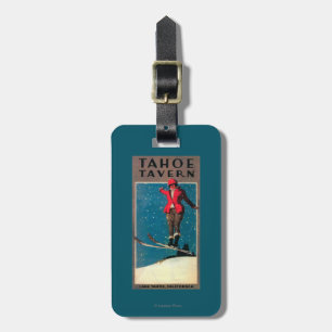 Étiquette À Bagage Affiche de promo de taverne de Tahoe