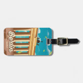 Étiquette À Bagage Affiche de voyage à Berlin (Devant horizontal)