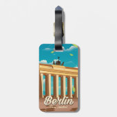 Étiquette À Bagage Affiche de voyage à Berlin (Dos Vertical)