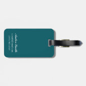 Étiquette À Bagage Affiche de voyage de la Côte d'Azur # 1 (Dos horizontal)