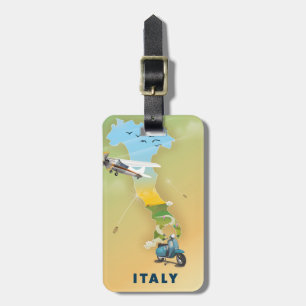 Étiquette À Bagage Affiche de voyage en Italie