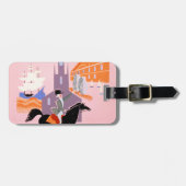 Étiquette À Bagage Affiche De Voyage Pour Allegheny Airlines À Boston (Devant horizontal)