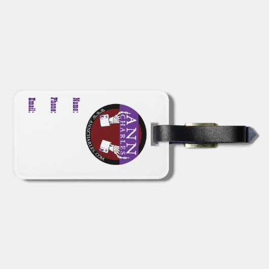 Étiquette À Bagage Affiche Recherchée de poulet d'Ann Charles (Dos horizontal)