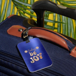 Étiquette À Bagage Affirmation de joie inspirante