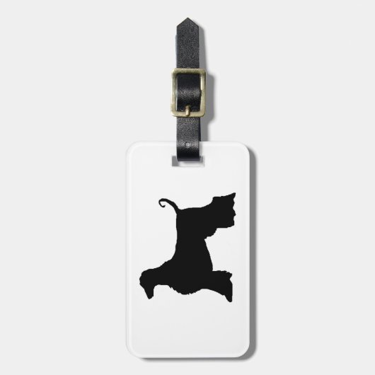 Étiquette À Bagage AfghanHound (Devant Vertical)