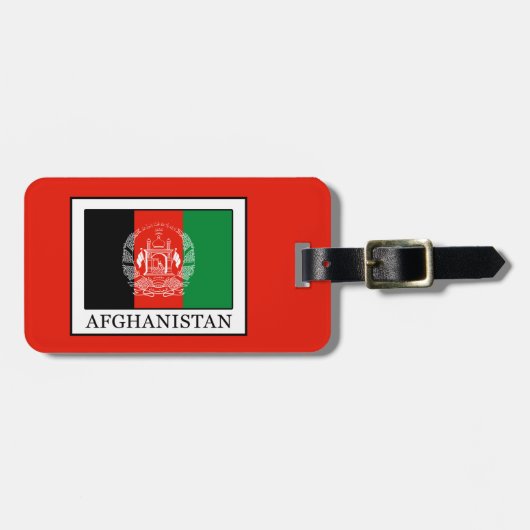 Étiquette À Bagage Afghanistan (Devant horizontal)