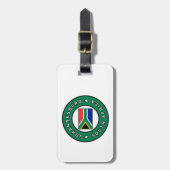 Étiquette À Bagage Afrique du Sud de Johannesburg (Devant Vertical)