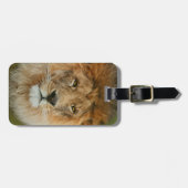 Étiquette À Bagage Afrique du Sud Majestic Lion Fermer (Devant horizontal)