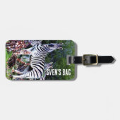 Étiquette À Bagage Afrique Zebra Aloe (Devant horizontal)