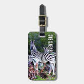 Étiquette À Bagage Afrique Zebra Aloe (Devant Vertical)