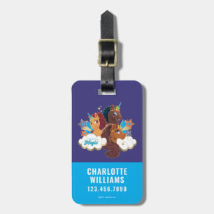 Étiquette À Bagage Afro Unicorn "Fabriqué en magie" Trio Design