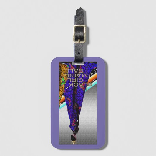 Étiquette À Bagage Afrocentrique (Devant Vertical)