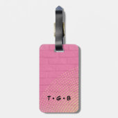 Étiquette À Bagage Agape Love Tattoo Graffiti (Dos Vertical)