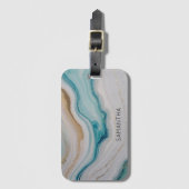 Étiquette À Bagage Agate (Devant Vertical)