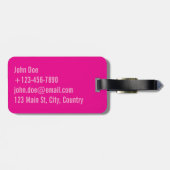 Étiquette À Bagage Agent de bord (Dos horizontal)