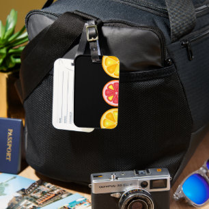 Étiquette À Bagage Agrumes TROPICALES FRUITS D'ÉTÉ Citrons d'orange