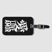 Étiquette À Bagage Ai. Amour. Amor. (Devant Horizontal)