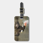 Étiquette À Bagage Aigle à tête plate (Devant Vertical)