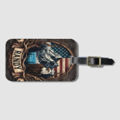 Étiquette À Bagage Aigle américain de Randy (Devant Horizontal)