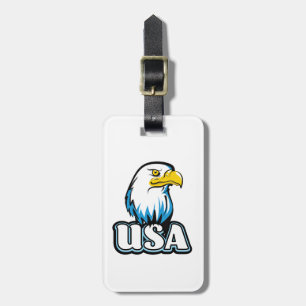 Étiquette À Bagage Aigle américain (édition bleue limitée)