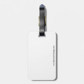 Étiquette À Bagage Aigle avec son bébé (Dos Vertical)