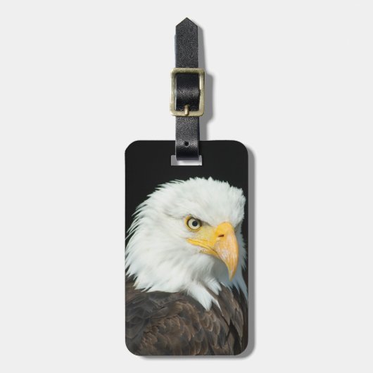 Étiquette À Bagage Aigle chauve (Devant Vertical)