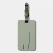 Étiquette À Bagage Aigle chauve (Dos Vertical)