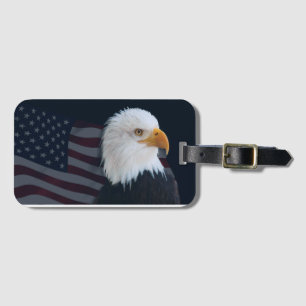 Étiquette À Bagage Aigle de Bald