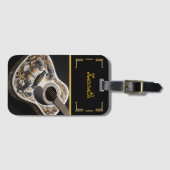 Étiquette À Bagage Aigle et ours uniques (Devant Horizontal)