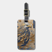 Étiquette À Bagage Aigle Majestic : Emblème du patrimoine (Devant Vertical)