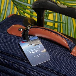 Étiquette À Bagage Aile de plan de devis Inspiration Voyage