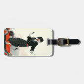 Étiquette À Bagage Aileron et roadster (Devant horizontal)