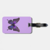 Étiquette À Bagage Ailes rides : Papillon pourpre (Dos horizontal)