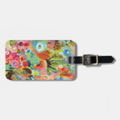 Étiquette À Bagage Aimer voyager I (Devant horizontal)