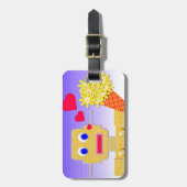 Étiquette À Bagage Aimez-moi, je suis un garçon (Devant Vertical)