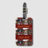 Étiquette À Bagage Airedale Terrier (Devant Vertical)