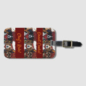 Étiquette À Bagage Airedale Terrier (Devant Horizontal)