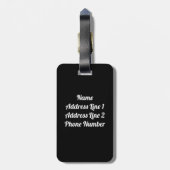 Étiquette À Bagage Airedale Terrier Chien chiot (Dos Vertical)