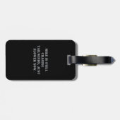 Étiquette À Bagage Airplane Retired Nato Phonetic Alphabet Funny (Dos horizontal)