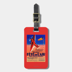 Étiquette À Bagage Airshow comportant le courrier promotionnel de