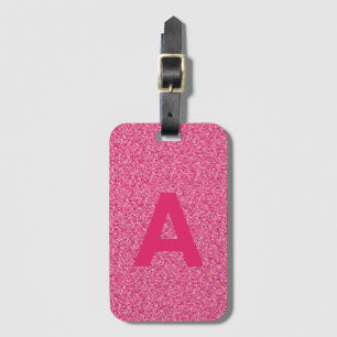 Étiquette À Bagage Ajouter le monogramme initial Parties scintillant