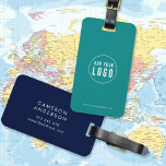 Étiquette À Bagage Ajouter un logo Moderne Entreprise Entreprise Coul<br><div class="desc">Ajoutez le logo Entreprise moderne Couleurs personnalisées étiquette qui est parfaite pour vous et vos employés lorsque vous voyagez pour le travail. La couleur Arrière - plan sur l'avant et l'arrière est modifiable, cliquez sur "Modifier" pour modifier la couleur Personnalisez-la en remplaçant le texte de l'espace réservé et l'image de...</div>