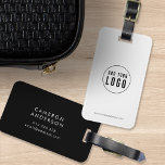Étiquette À Bagage Ajouter un logo Moderne Entreprise Entreprise Coul<br><div class="desc">Ajoutez le logo Entreprise moderne Couleurs personnalisées étiquette qui est parfaite pour vous et vos employés lorsque vous voyagez pour le travail. La couleur Arrière - plan sur l'avant et l'arrière est modifiable, cliquez sur "Modifier" pour modifier la couleur Personnalisez-la en remplaçant le texte de l'espace réservé et l'image de...</div>