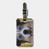 Étiquette À Bagage Ajouter une Personnaliser photo pour animaux domes (Devant Vertical)