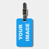 Étiquette À Bagage Ajouter votre image Personnaliser (Devant Vertical)
