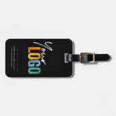 Étiquette À Bagage Ajouter votre logo (Devant horizontal)