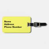 Étiquette À Bagage Ajouter votre nom à la grange rouge avec le ciel b (Devant horizontal)