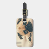 Étiquette À Bagage Ajouter votre propre animal de compagnie Carlin ph (Devant Vertical)