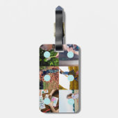 Étiquette À Bagage Ajouter votre propre étiquette de bagage personnal (Dos Vertical)