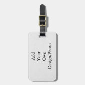 Étiquette À Bagage Ajouter votre propre étiquette de design/photo (Devant Vertical)